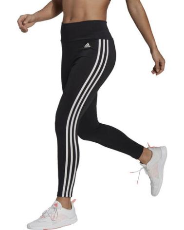 LEGGINGS ADIDAS 3 LISTRAS 7/8 CINTURA ALTA PRETO NEGRO