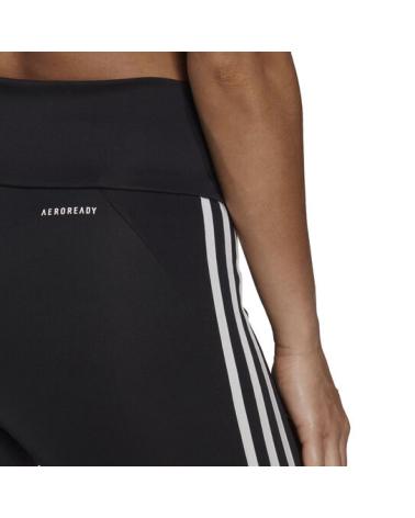 LEGGINGS ADIDAS 3 LISTRAS 7/8 CINTURA ALTA PRETO NEGRO