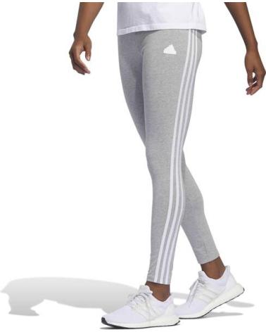 ADIDAS LEGGINGS FUTURE ICONS 3 STRISCE GRIGIO GRIS