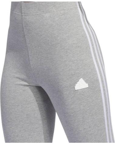 ADIDAS LEGGINGS FUTURE ICONS 3 STRISCE GRIGIO GRIS