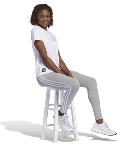 ADIDAS LEGGINGS FUTURE ICONS 3 STRISCE GRIGIO GRIS