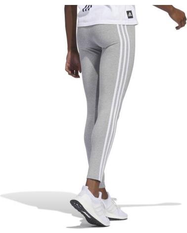 ADIDAS LEGGINGS FUTURE ICONS 3 STRISCE GRIGIO GRIS