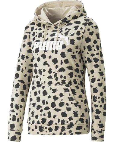PUMA SUDADERA WOMENS ESSENTIALS ANIMAL PRINT VARIOS COLORES