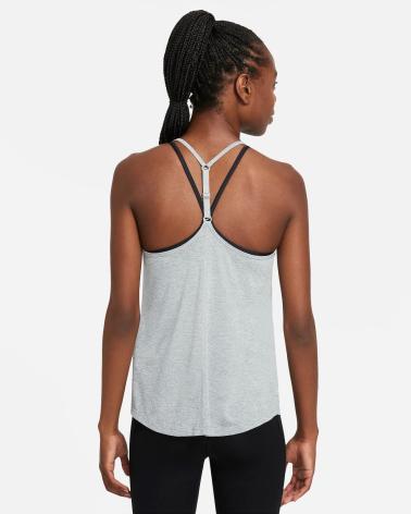 CAMISETA DEPORTIVA NIKE DRI-FIT GRIS GRIS