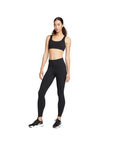 NIKE ALATE ALL U SPORT-BH MIT LEICHTEM HALT UND FUTTER, SCHWARZ NEGRO