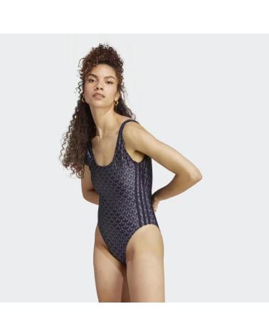 ADIDAS ORIGINALS COSTUME DA BAGNO MONOGRAMMA GRIGIO GRIS