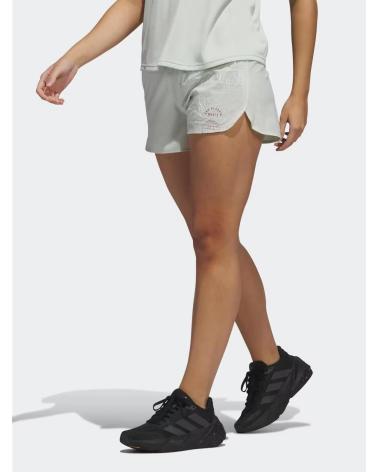 PANTALONCINI ADIDAS DA CORSA VERDI VERDE