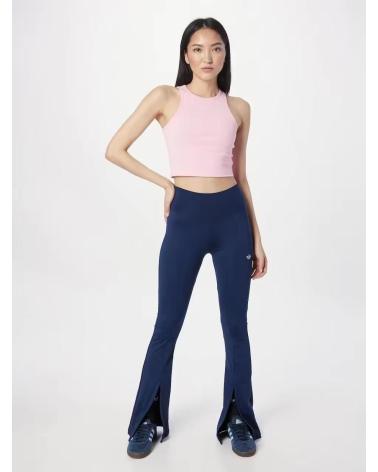ADIDAS LEGGINGS SPORTIVI SVASATI CON SPACCHI LATERALI BLU SCURO AZUL