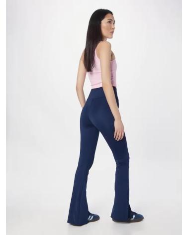 ADIDAS LEGGINGS SPORTIVI SVASATI CON SPACCHI LATERALI BLU SCURO AZUL