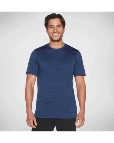 T-SHIRT SKECHERS ON THE ROAD BLU AZUL