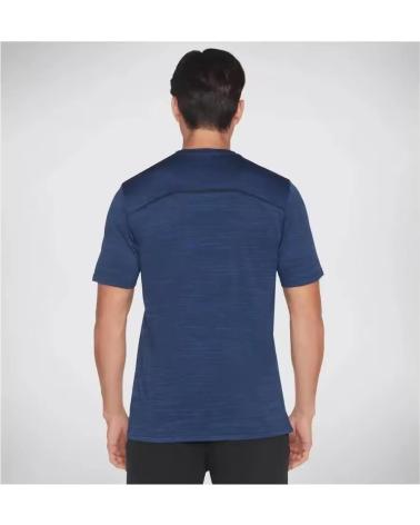 T-SHIRT SKECHERS ON THE ROAD BLU AZUL