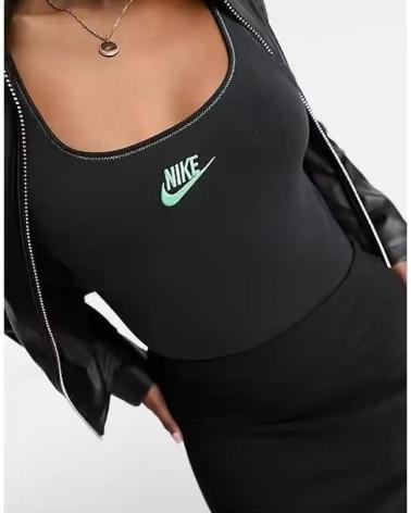 NIKE SPORT-BODY MIT PANEEL-DESIGN SCHWARZ NEGRO