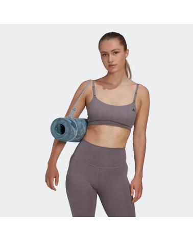 TOP SPORTIVO ADIDAS YOGA SPORT GRIGIO GRIS