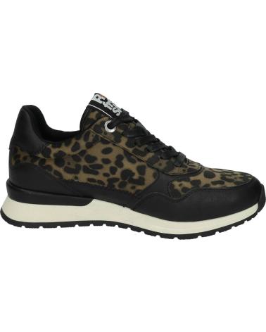 SNEAKERS REFRESH 172958 NERE CON STAMPA ANIMALIER NEGRO