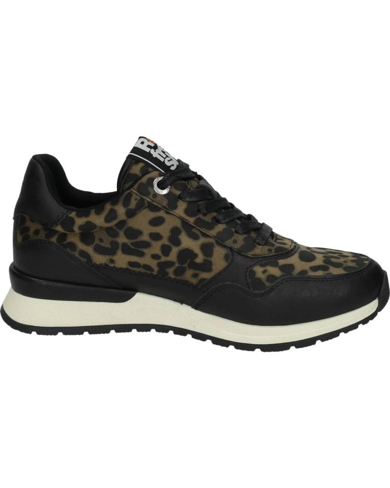 SNEAKERS REFRESH 172958 NERE CON STAMPA ANIMALIER NEGRO