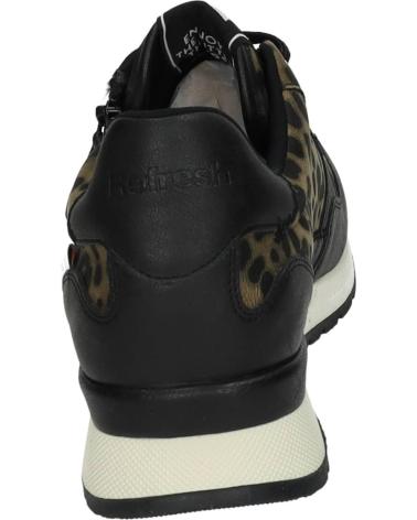 SNEAKERS REFRESH 172958 NERE CON STAMPA ANIMALIER NEGRO