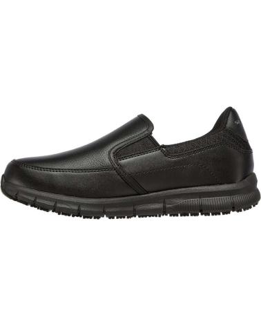 SCARPE SLIP-ON SKECHERS CASUAL NERE NEGRO