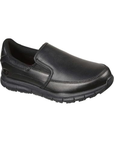 SCARPE SLIP-ON SKECHERS CASUAL NERE NEGRO