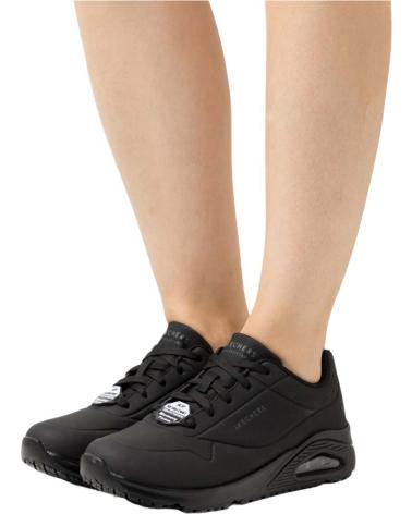 SKECHERS SCARPE CASUAL NERE MULTICOLOR