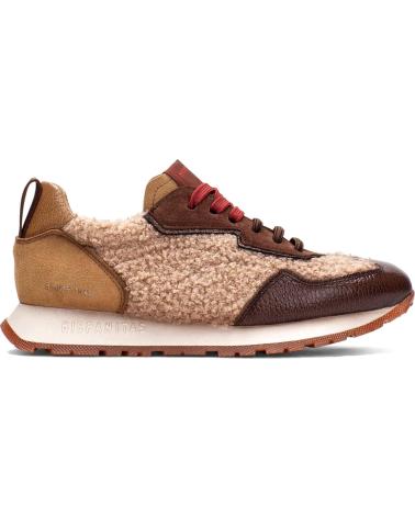 SCARPE DA GINNASTICA HISPANITAS HI254209 VELLUTO NOCCIOLA BISCUIT AVELLANABISCUITC009