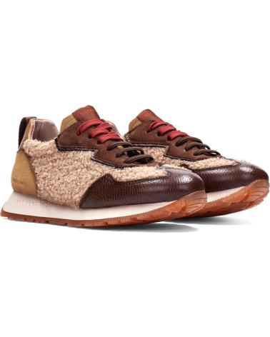 SCARPE DA GINNASTICA HISPANITAS HI254209 VELLUTO NOCCIOLA BISCUIT AVELLANABISCUITC009