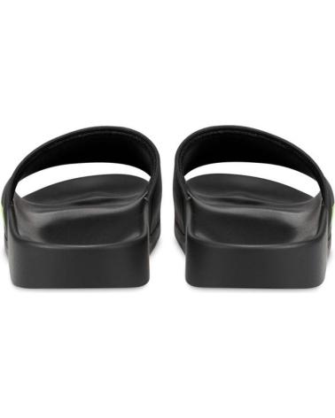 ED HARDY SEXY BEAST SLIDERS -FLUO YELLOW BLACK