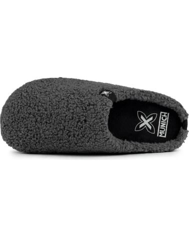 UNISEX HAUSSCHUHE MUNICH HAUSE 8198004 GRAU GRIS