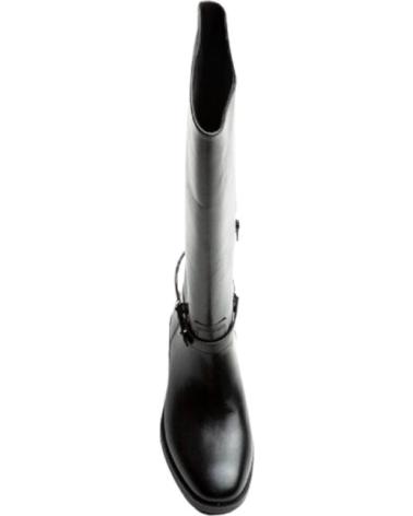 LANGER REITSTIEFEL CORINA SCHWARZ MIT STEIGBÜGEL-DETAIL NEGRO