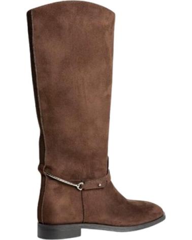 LANGER REITSTIEFEL CORINA BRAUN MIT STEIGBÜGEL-DETAIL MARRóN