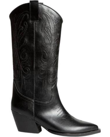 CORINA BOTA COWBOY PRETA NEGRO