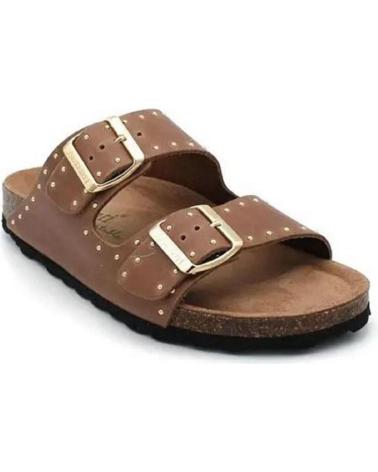 AUTENTI AUTENTI 13843 ZUECOS MULES NEGROS PIEL CUERO