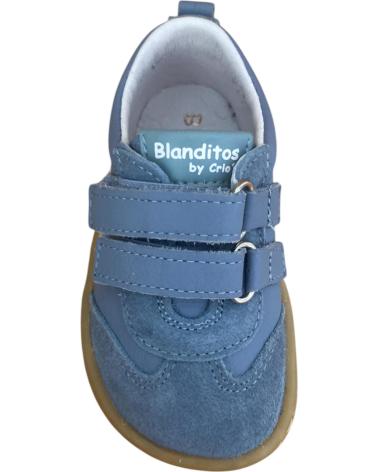 BARFUSS-SPORTSCHUHE CRIOS LISBOA BLAU MIT KLETTVERSCHLUSS AZUL