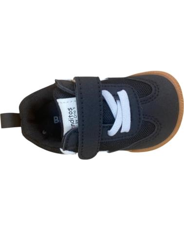 BARFUSS-SPORTSCHUHE CRIOS FLASH SCHWARZ MIT KLETTVERSCHLUSS NEGRO