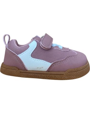 BARFUSS-SPORTSCHUHE CRIOS FLASH ROSA MIT KLETTVERSCHLUSS ROSA