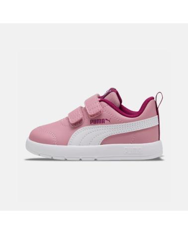 PUMA COURTFLEX V3 ROSA - SPORTLICHE KLETTVERSCHLUSS-SNEAKER FÜR BABYS UND MÄDCHEN | MODELL I25 ART.-NR. 310252-07 MULTICOLOR