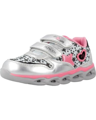 CHICCO SNEAKERS SPORTIVE CARISSA ARGENTO CON STELLE E LUCI PER BAMBINA PLATA