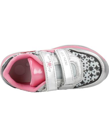 CHICCO SNEAKERS SPORTIVE CARISSA ARGENTO CON STELLE E LUCI PER BAMBINA PLATA