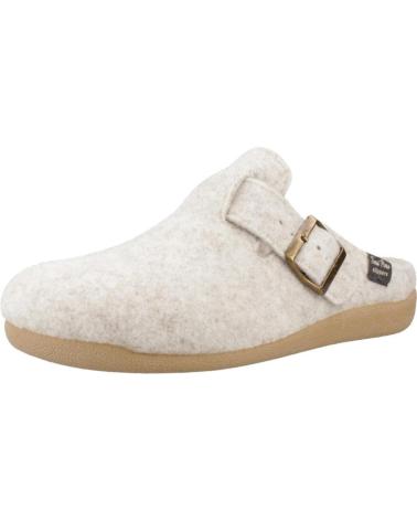 TONI PONS ZAPATILLAS HOGAR MUJER MODELO MIMA FP COLOR BLANCO CRU