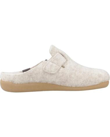 TONI PONS ZAPATILLAS HOGAR MUJER MODELO MIMA FP COLOR BLANCO CRU