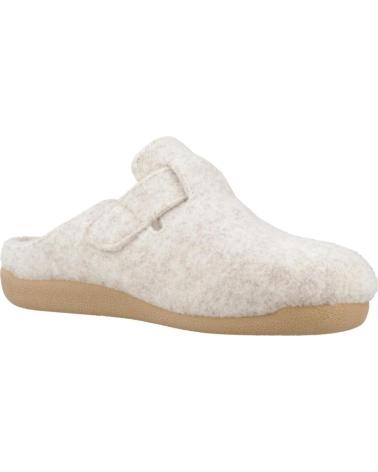 TONI PONS ZAPATILLAS HOGAR MUJER MODELO MIMA FP COLOR BLANCO CRU