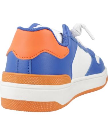GEOX J WASHIBA C0685 - SNEAKERS CASUAL BIANCO E BLU PER BAMBINO C0685