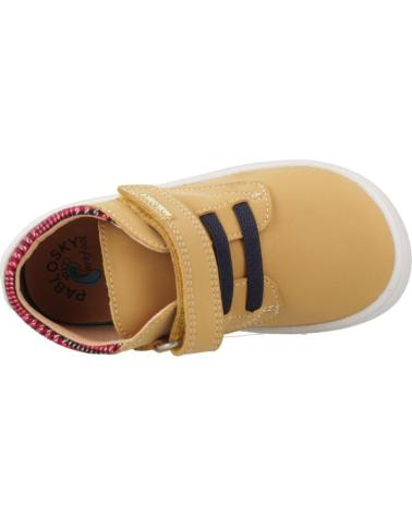 PABLOSKY 063981P - STIVALETTO GIALLO AMBRA CON CHIUSURA REGOLABILE AMBRA