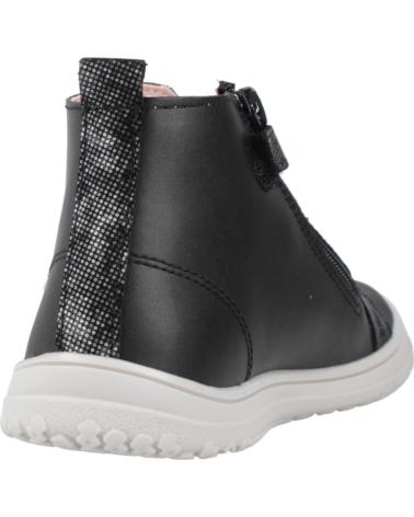 PABLOSKY 445515P - SNEAKERS ALTE NERE CON STELLA ROSA NEGRO