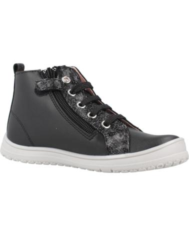 PABLOSKY 445515P - SNEAKERS ALTE NERE CON STELLA ROSA NEGRO
