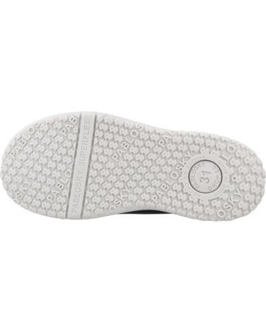 PABLOSKY 445515P - SNEAKERS ALTE NERE CON STELLA ROSA NEGRO