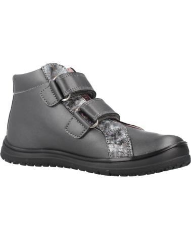 STIVALI PABLOSKY 445655P ARGENTO PIOMBO CON CHIUSURA A STRAPPO PLOMO