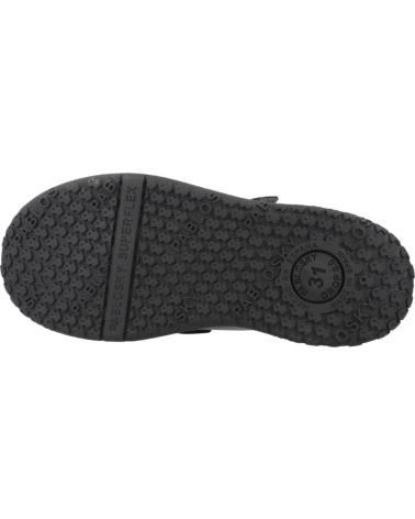 STIVALI PABLOSKY 445655P ARGENTO PIOMBO CON CHIUSURA A STRAPPO PLOMO