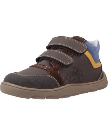 SNEAKERS PABLOSKY 519494P MARRONE CIOCCOLATO CON CHIUSURA A STRAPPO CHCLT