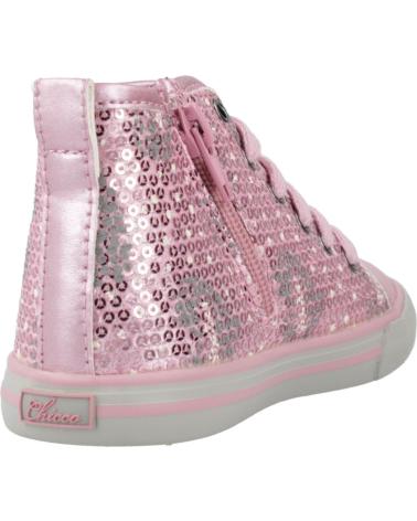 SNEAKERS ALTE CHICCO CRISTY ROSA PER BAMBINA 100