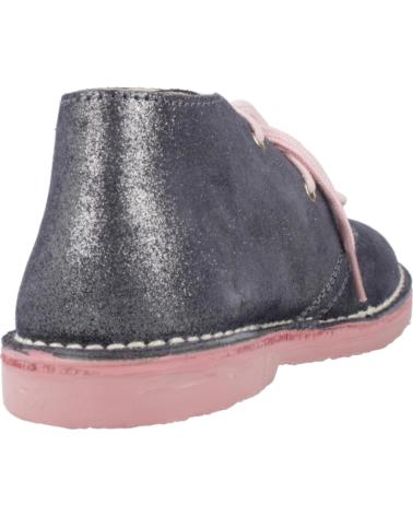 BOTAS CHICCO 1060530C PLATEADAS CON DETALLES FLORALES Y CORDONES ROSAS 810